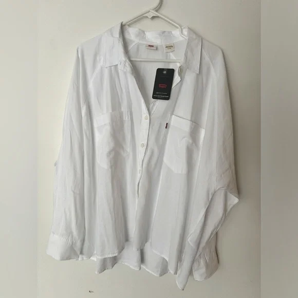Levi’s The Ex-Boyfriend Shirt White XL - Picture 3 of 11